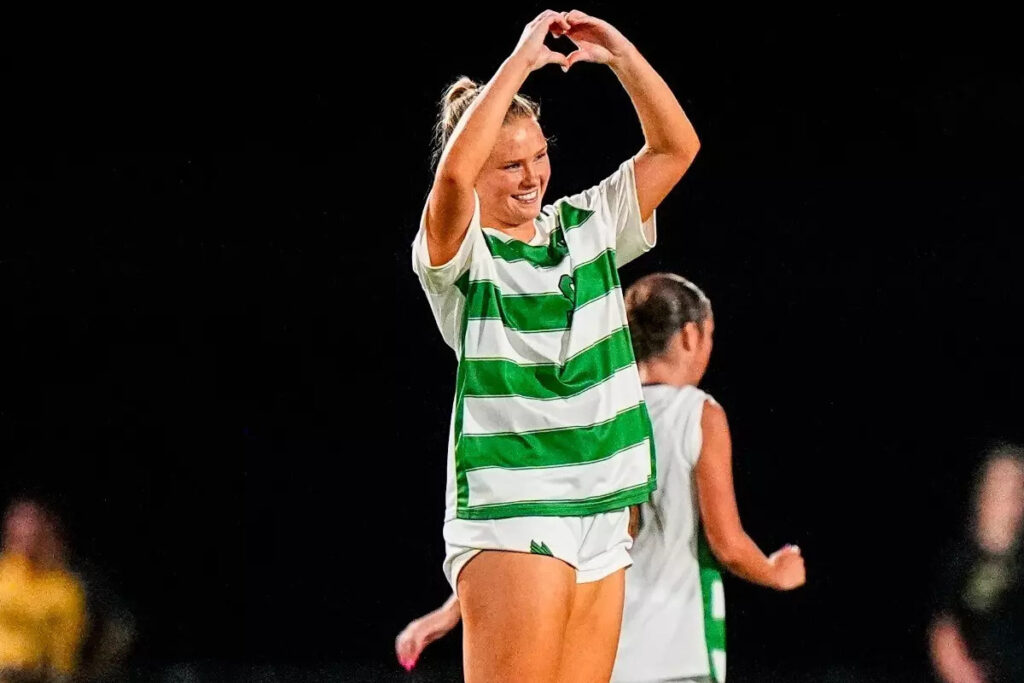 North Texas forward Claire Niedermeier