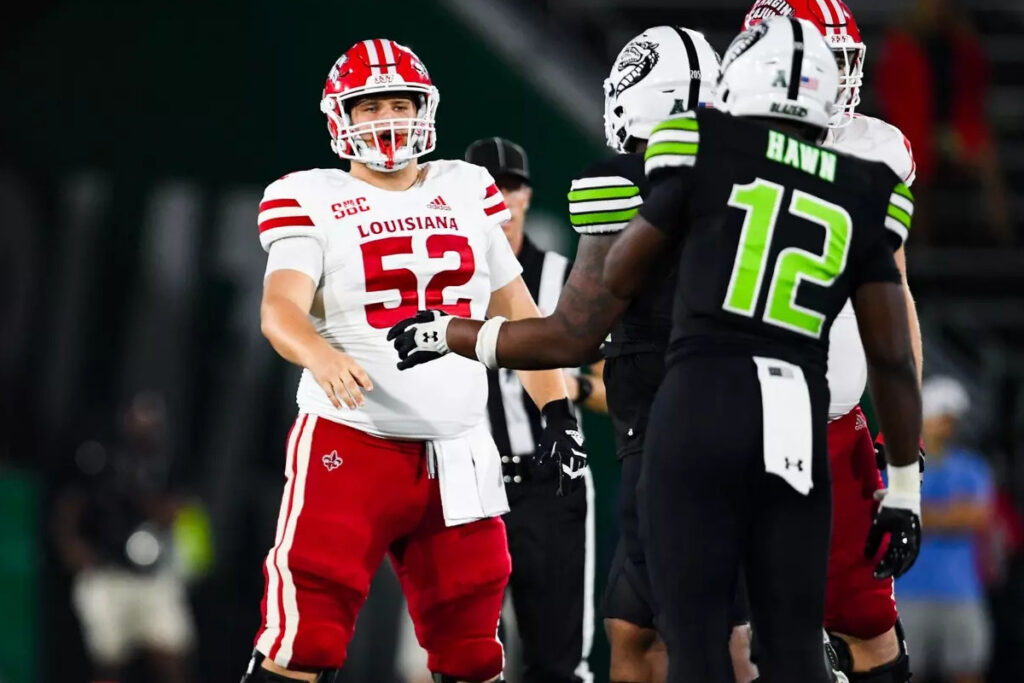 Louisiana center Cooper Fordham