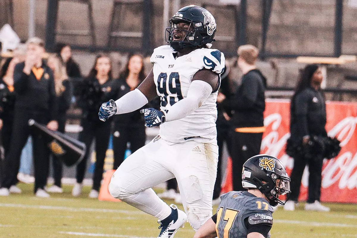FIU defensive lineman Germaine Carter