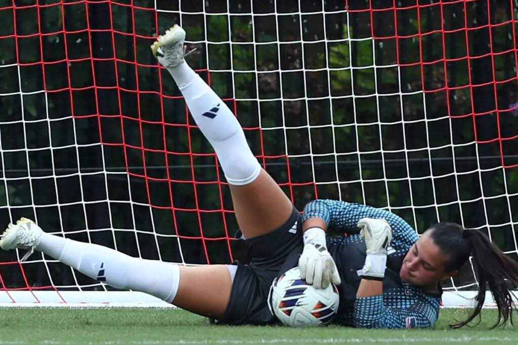 South Alabama goalkeeper Sierra Giorgio 
