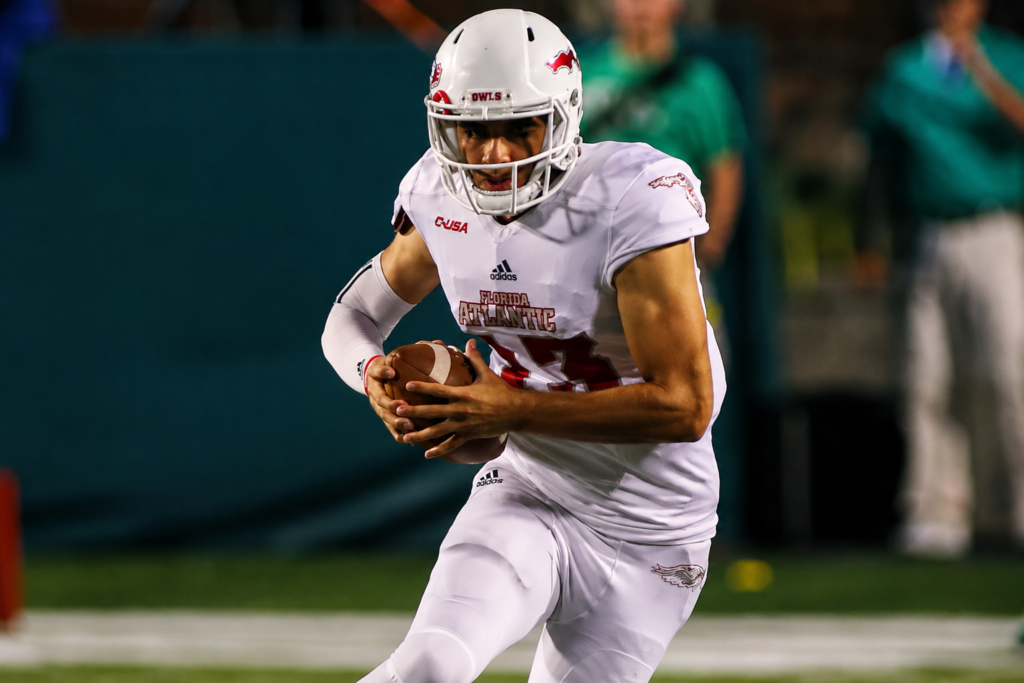 Florida Atlantic quarterback Daniel Parr in 2016