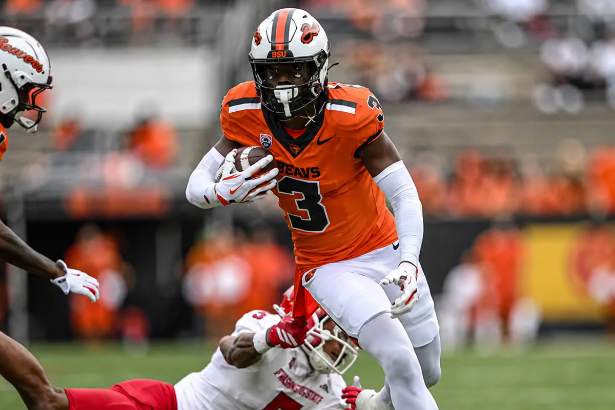 Former Oregon State wide receiver Taz Reddicks transferred to UNLV