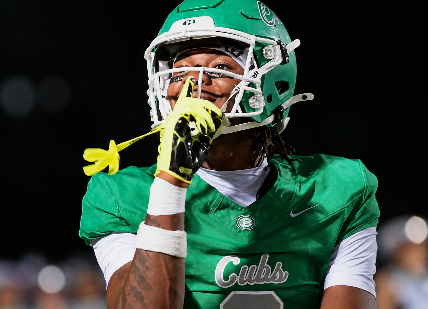 Brenham High School (Texas) defensive back Trelyn Kelly