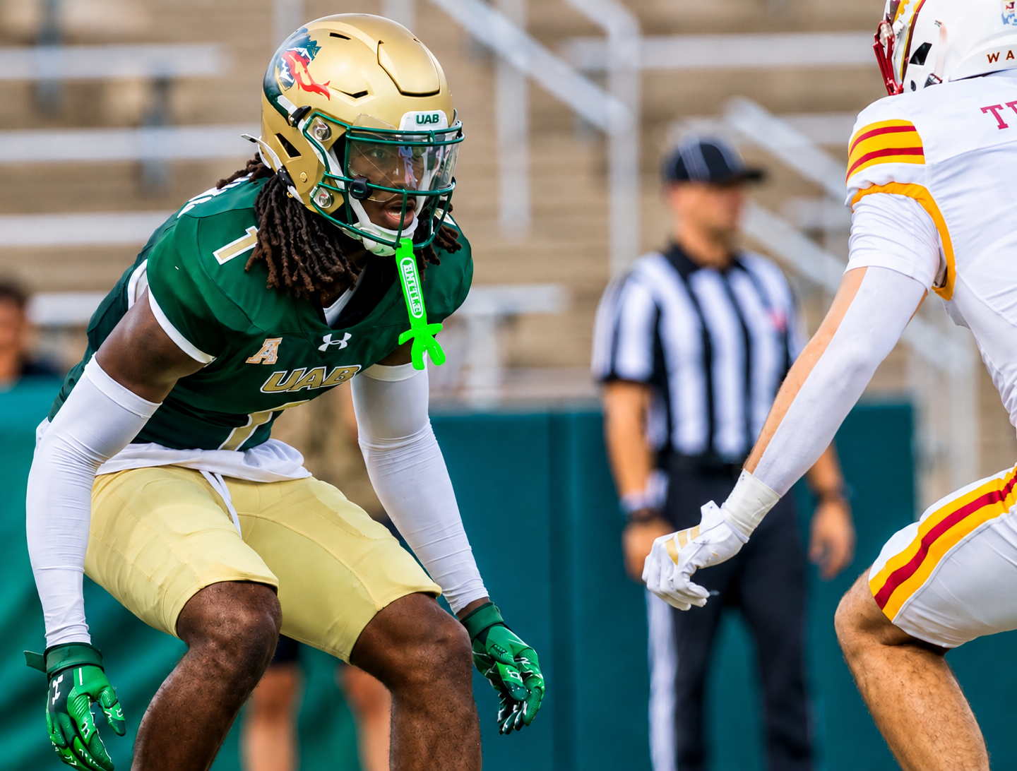 UAB defensive back Darrell Sweeting