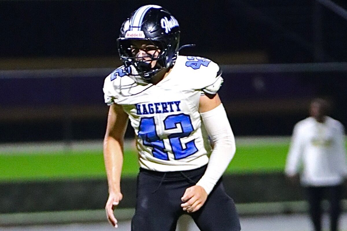 Hagerty (Fla.) defensive back Reli Gutierrez