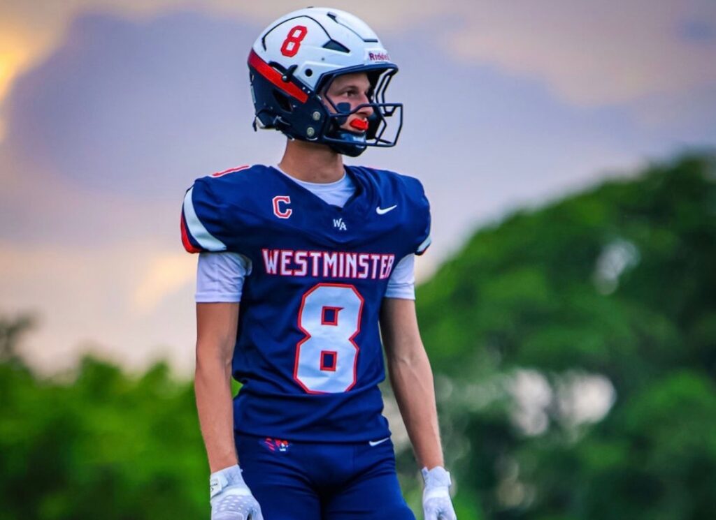 Westminster Academy (Fla.) receiver Drew Barbar