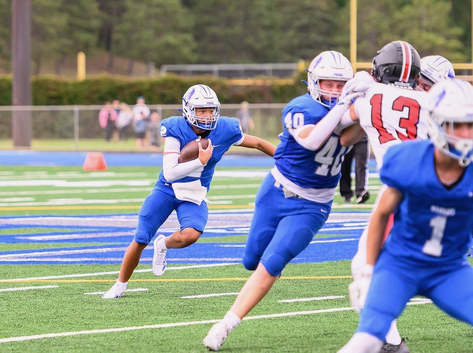 Brainherd (Minn.) quarterback Malik Lauer